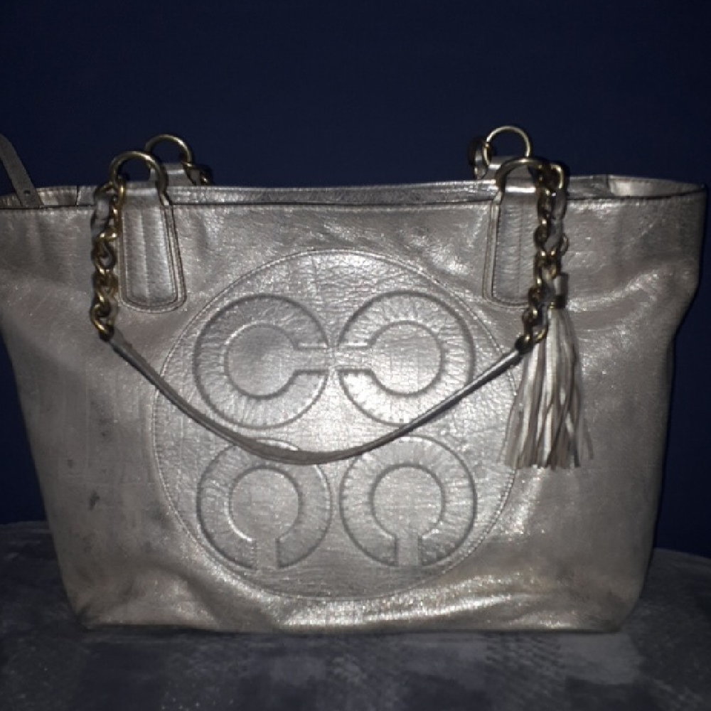 Coach~ Colette OP Art Shoulder Bag